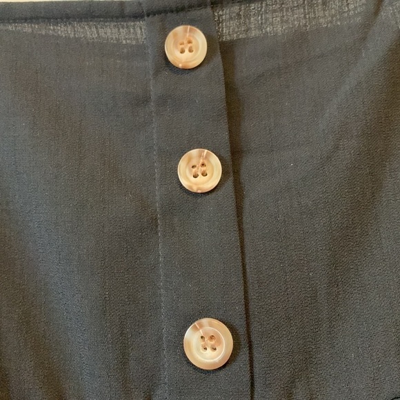 Anthropolgie Paper Crane Black Spaghetti Strap Top Size Small - Picture 8 of 15